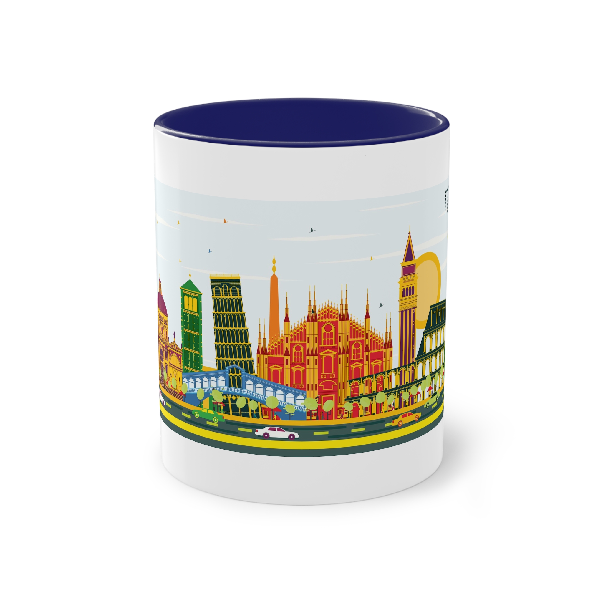 Italy Color Two Tone Coffee Mug 11oz - Image 41