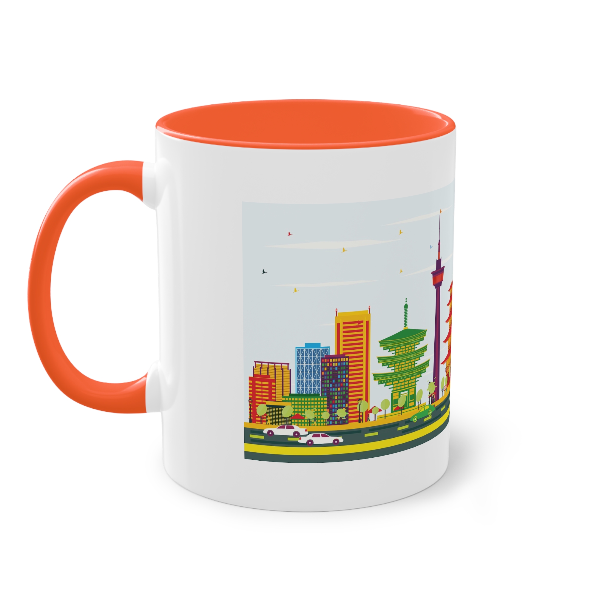 Kyoto Color Two Tone Coffee Mug 11oz - Image 15