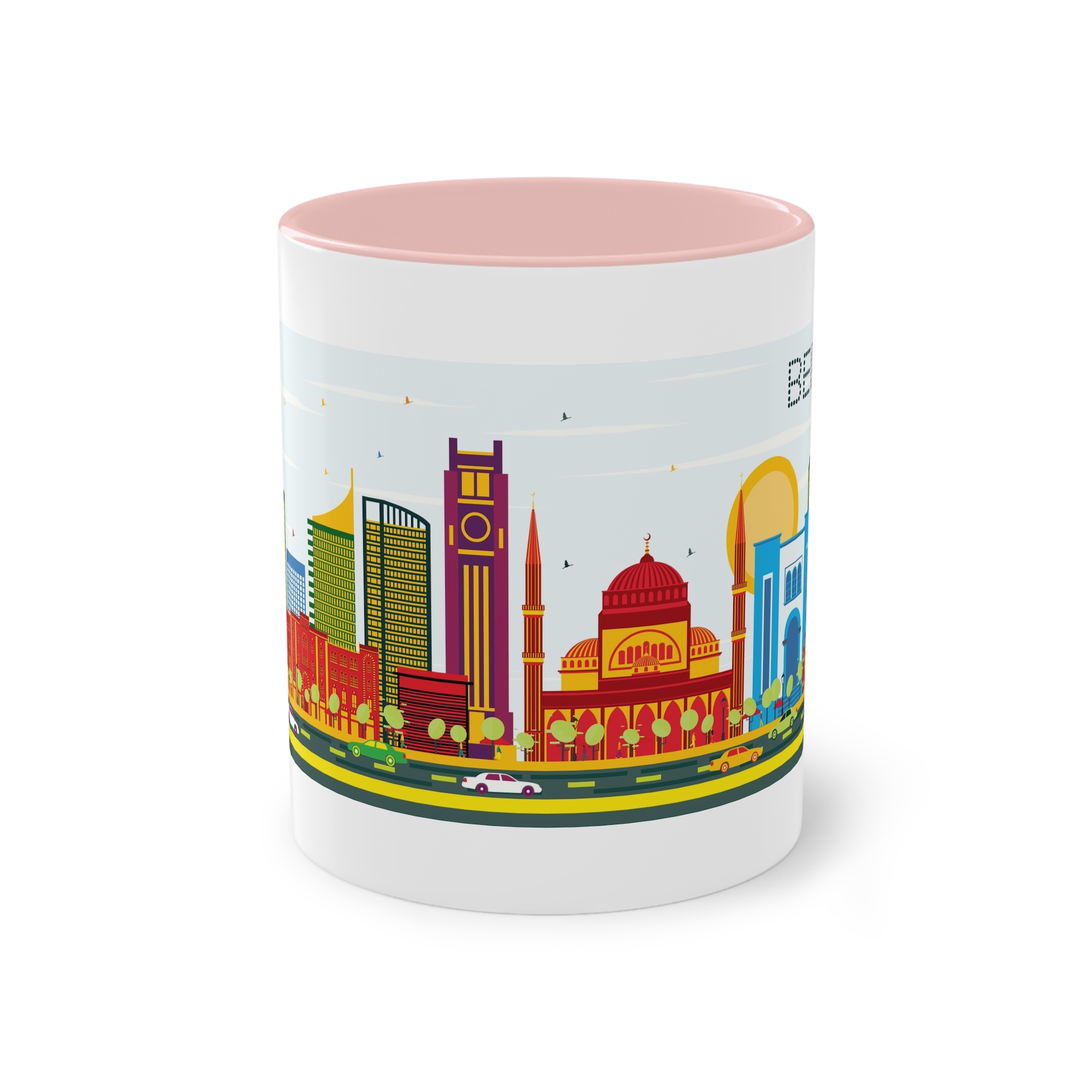 Beirut Color Two Tone Coffee Mug 11oz - Image 45