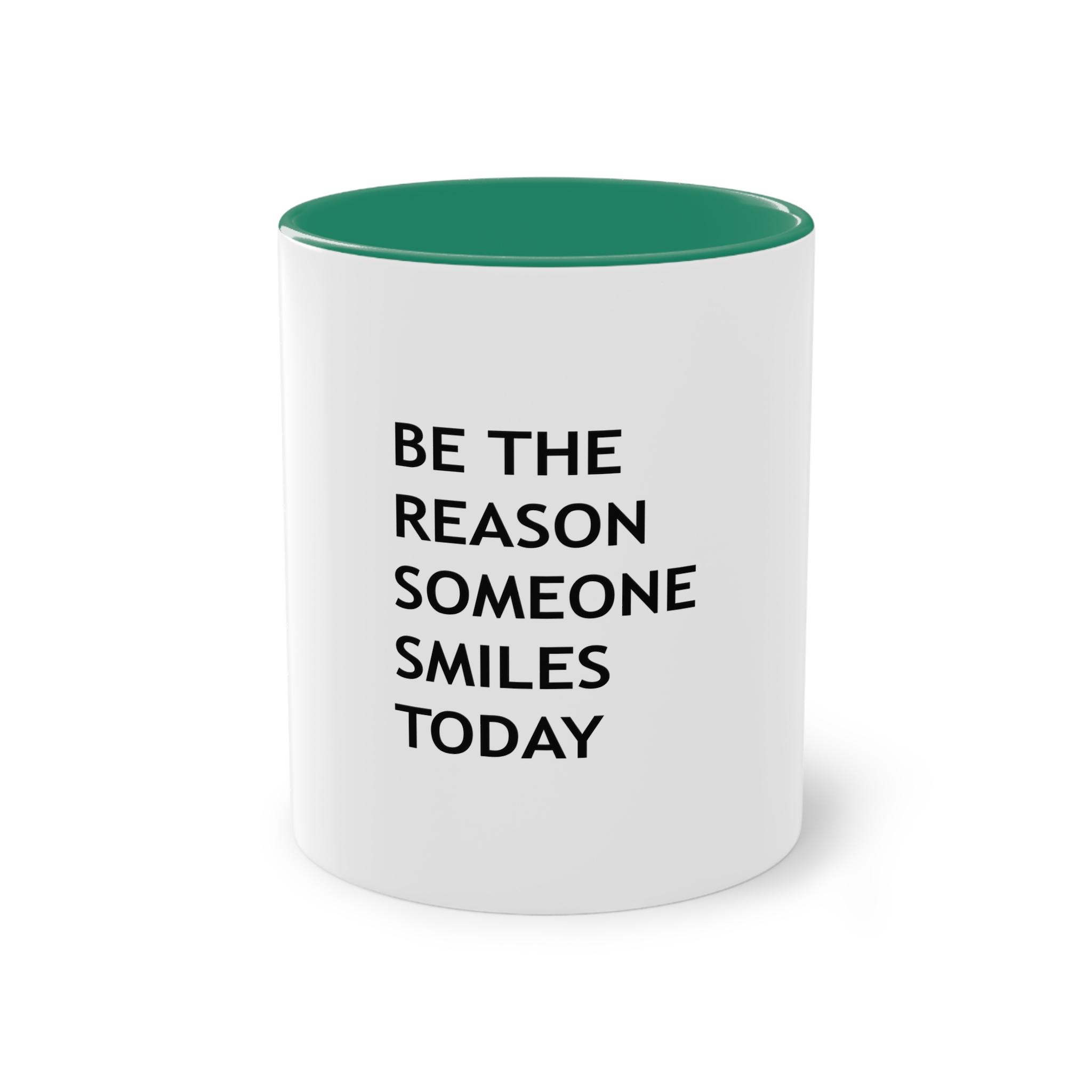 Be Reason Someone Smiles Today (1) Two Tone Coffee Mug 11oz - Image 29