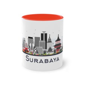 Surabaya Isolated Two Tone Coffee Mug 11oz