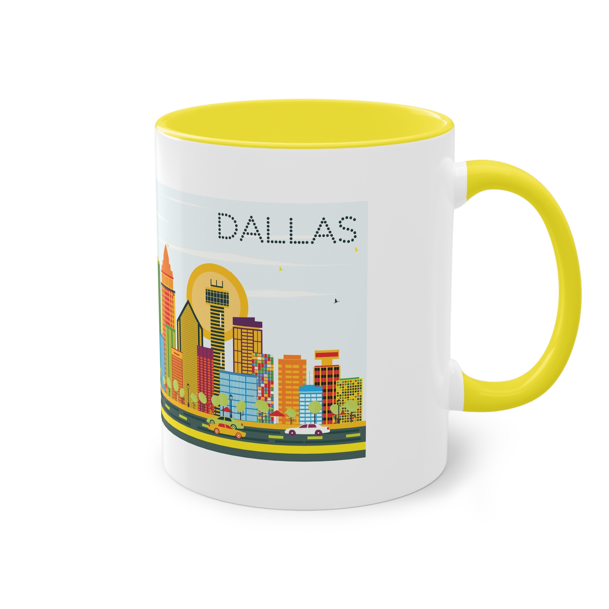 Dallas Color Two Tone Coffee Mug 11oz - Image 24