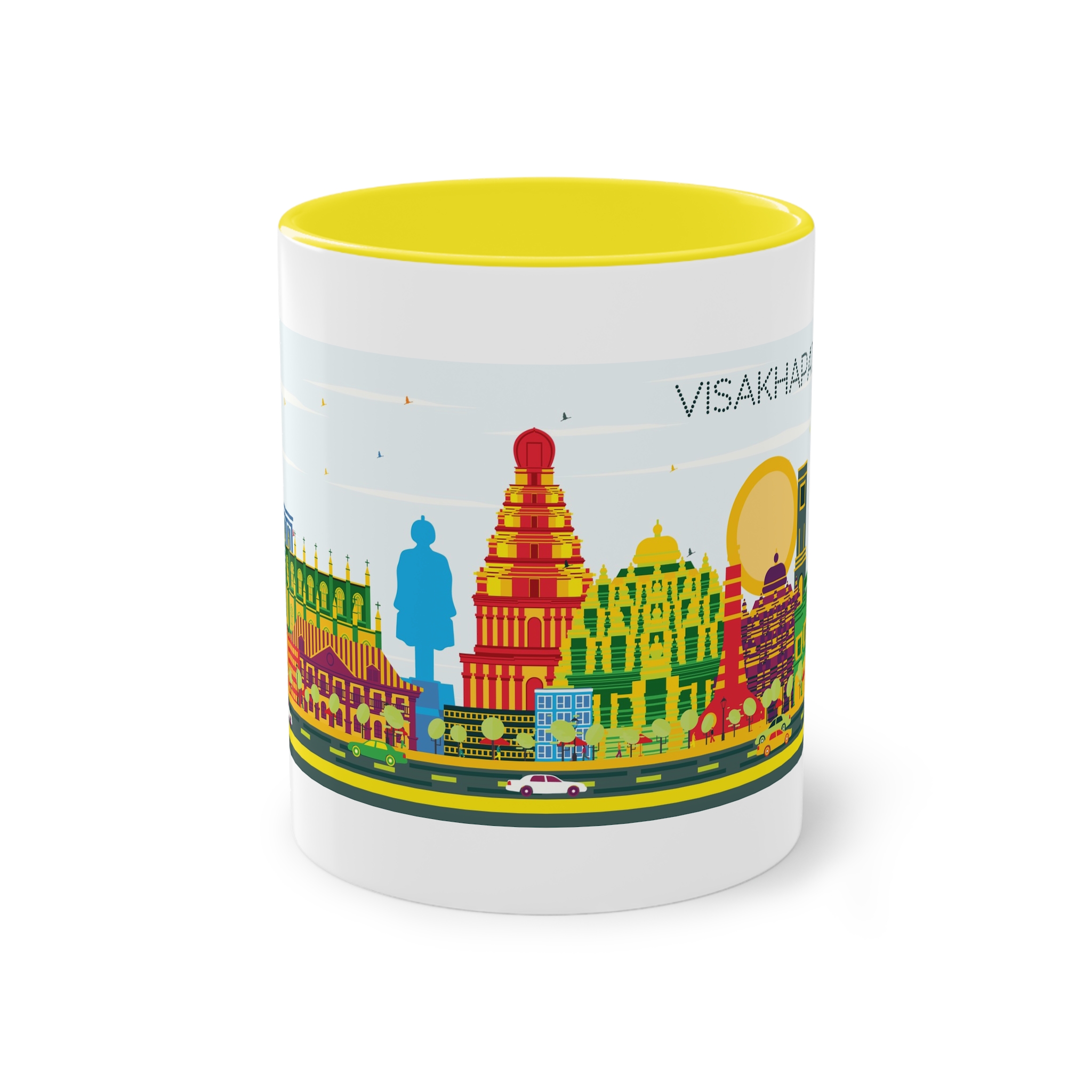 Visakhapatnam Color Two Tone Coffee Mug 11oz - Image 21