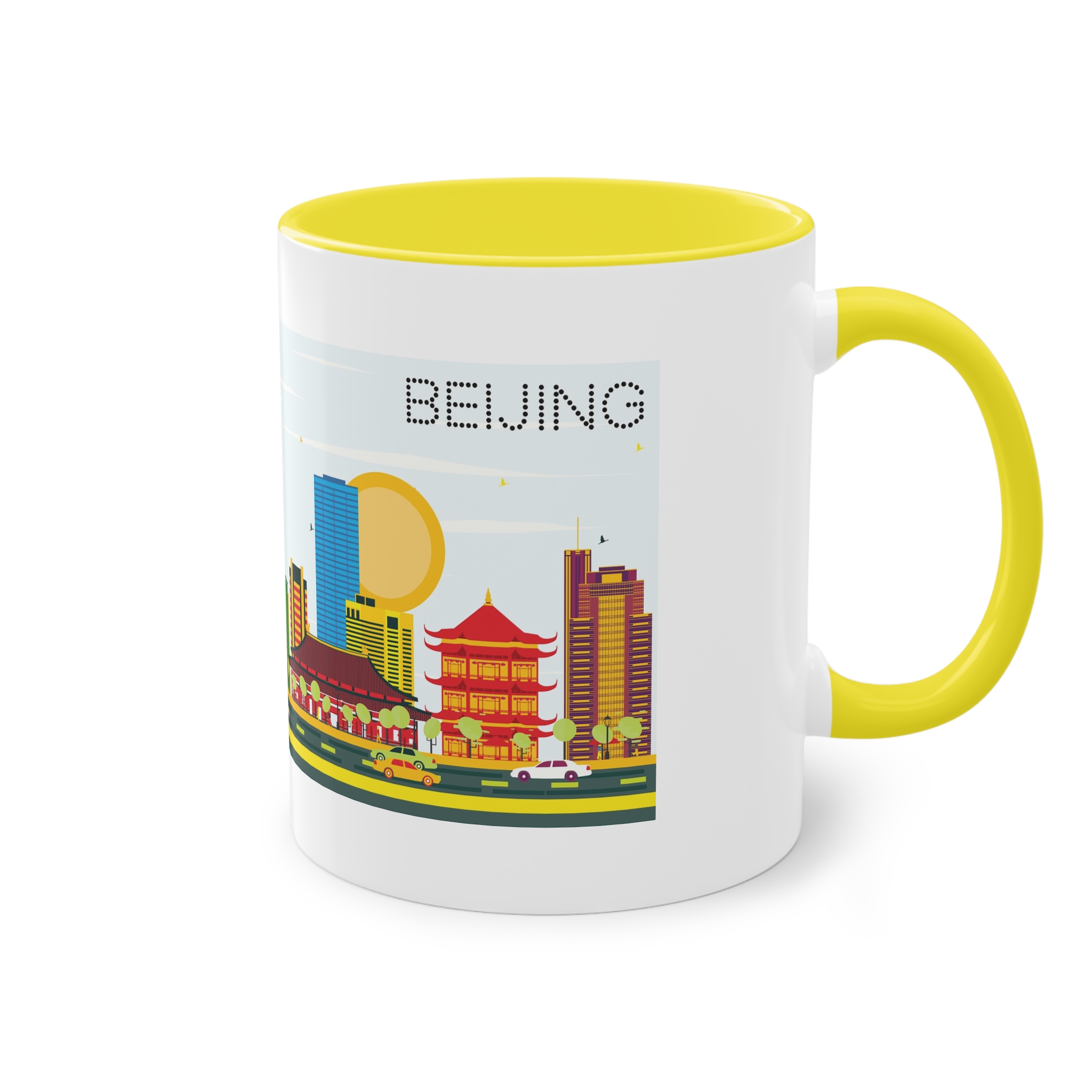 Beijing Color Two Tone Coffee Mug 11oz - Image 24