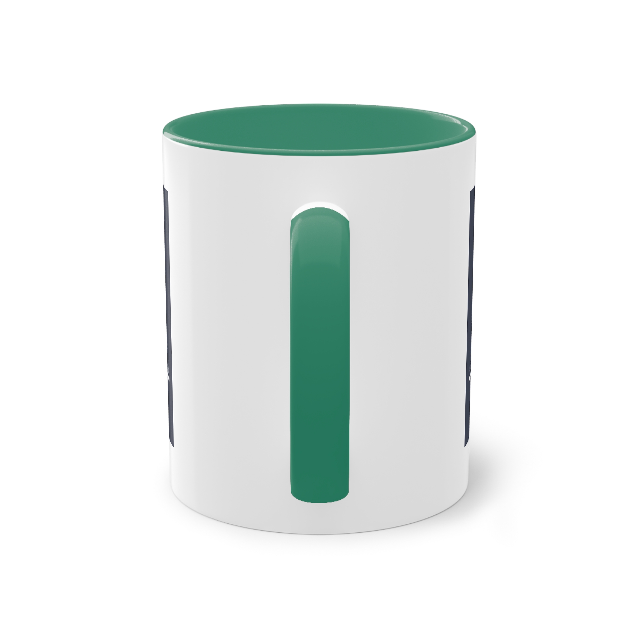 Jerusalem Outline Inverse Two Tone Coffee Mug 11oz - Image 30