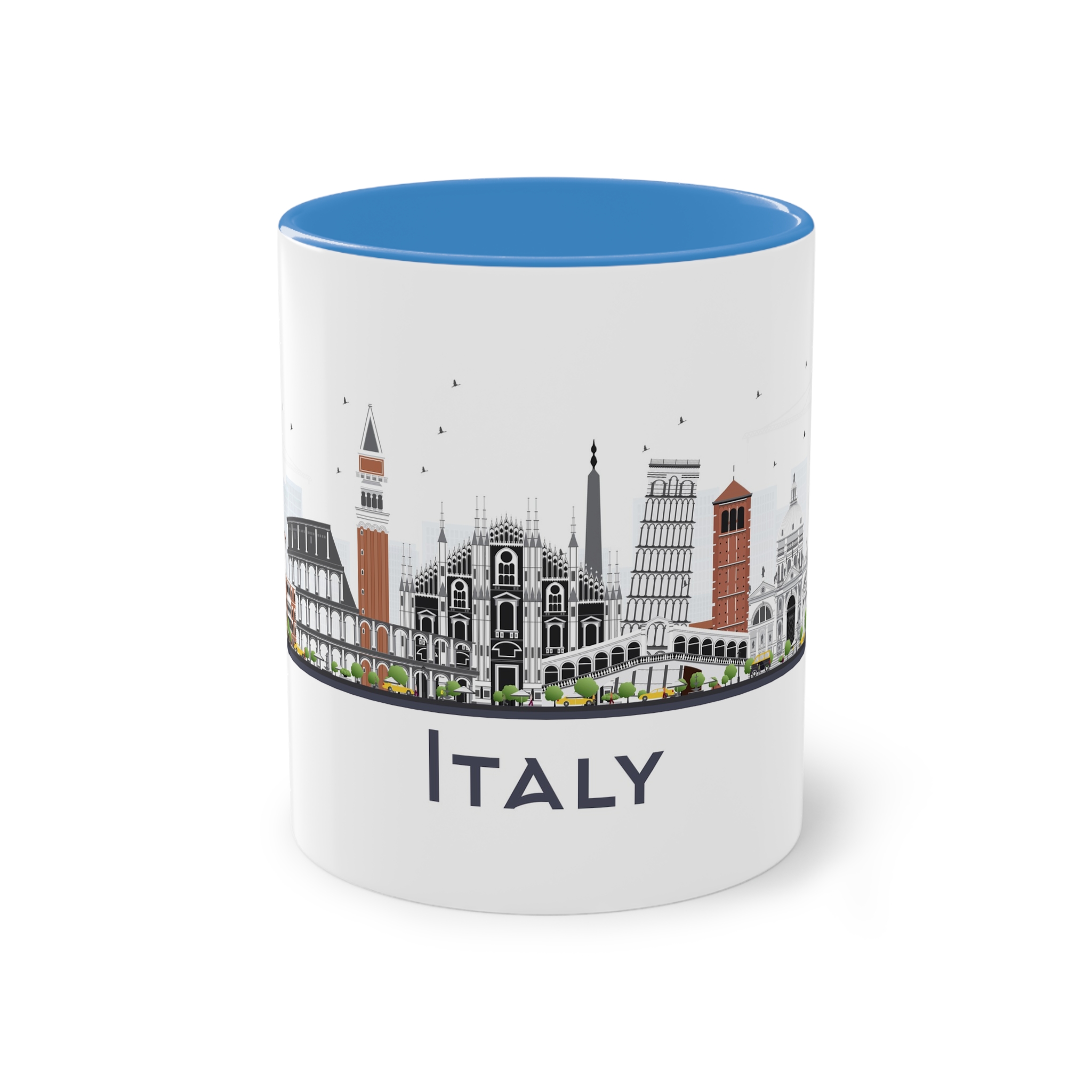 Italy Isolated Two Tone Coffee Mug 11oz - Image 33