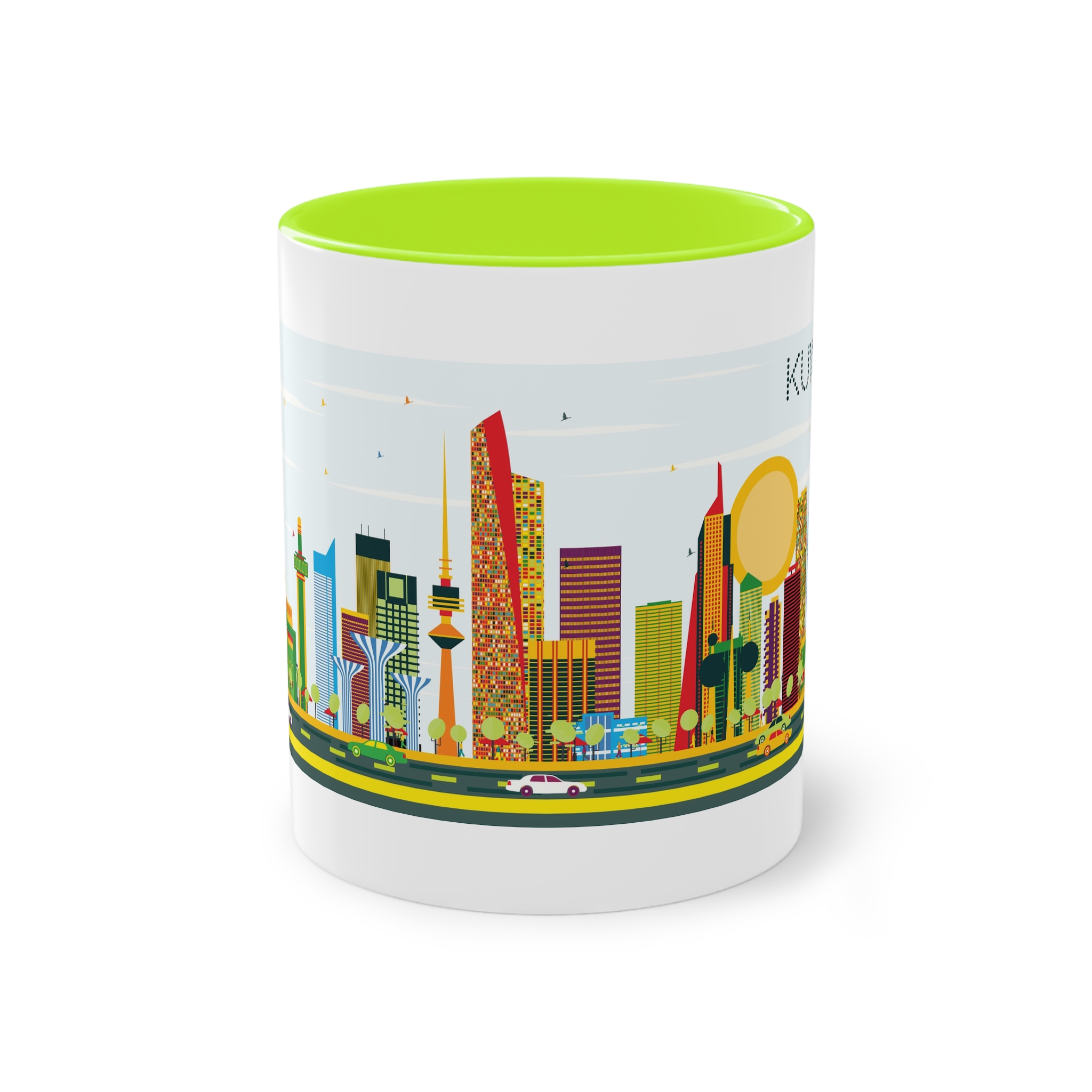 Kuwait Color Two Tone Coffee Mug 11oz - Image 25