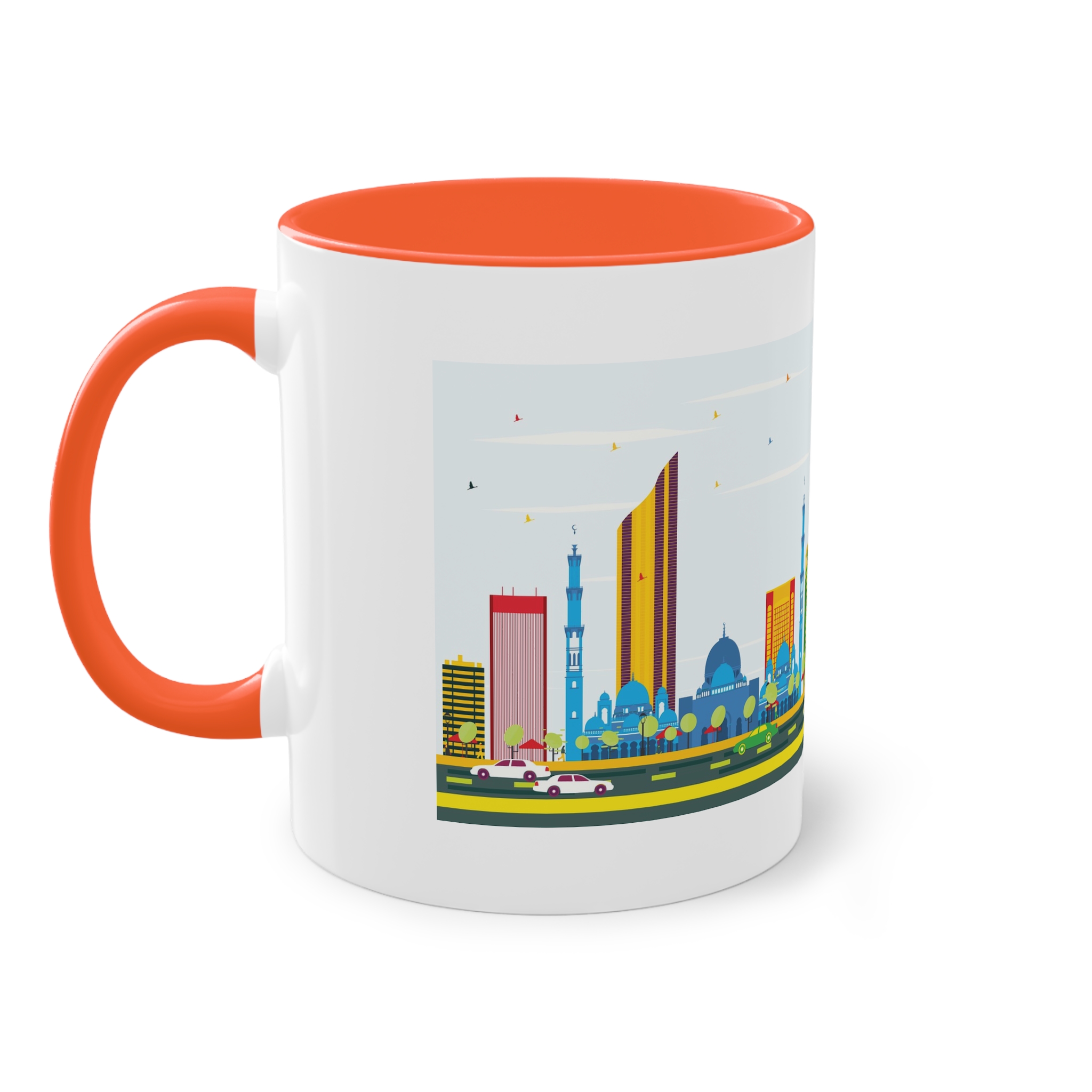 Abu Dhabi Color Two Tone Coffee Mug 11oz - Image 15