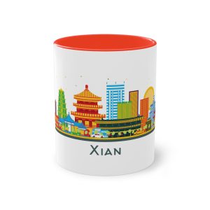 Xian Color Isolated Two Tone Coffee Mug 11oz