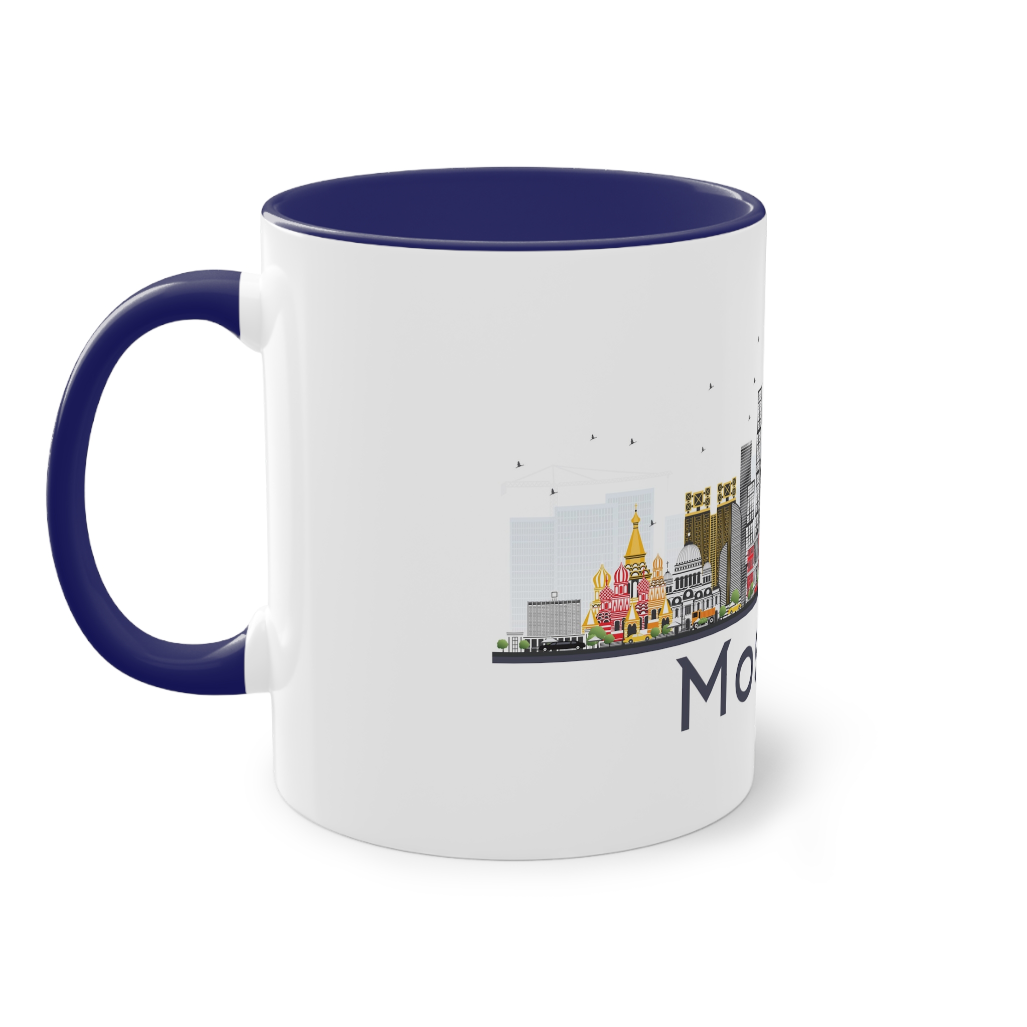 Moscow New Isolated Two Tone Coffee Mug 11oz - Image 43
