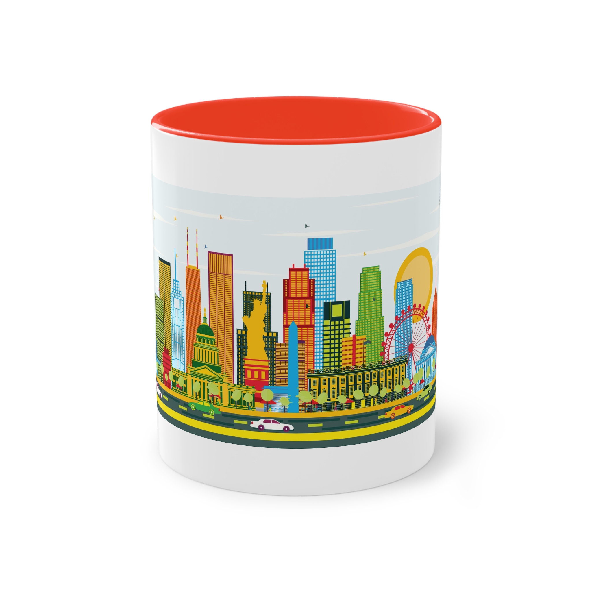 Usa Color Two Tone Coffee Mug 11oz