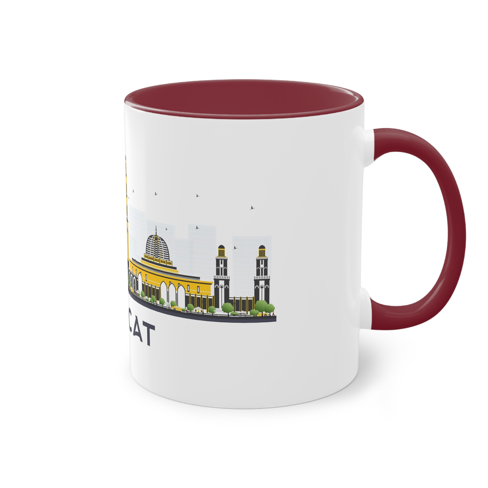 Muscat Isolated Two Tone Coffee Mug 11oz - Image 8