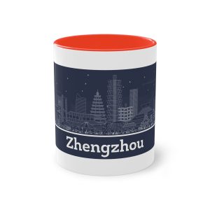 Zhengzhou Outline Inverse Two Tone Coffee Mug 11oz