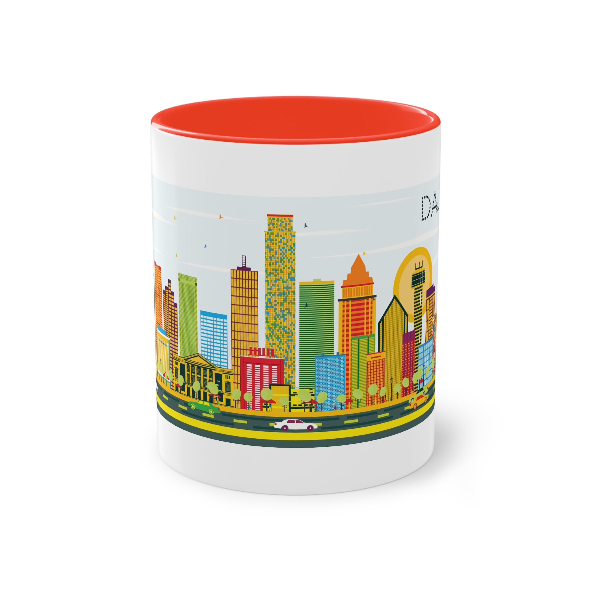 Dallas Color Two Tone Coffee Mug 11oz