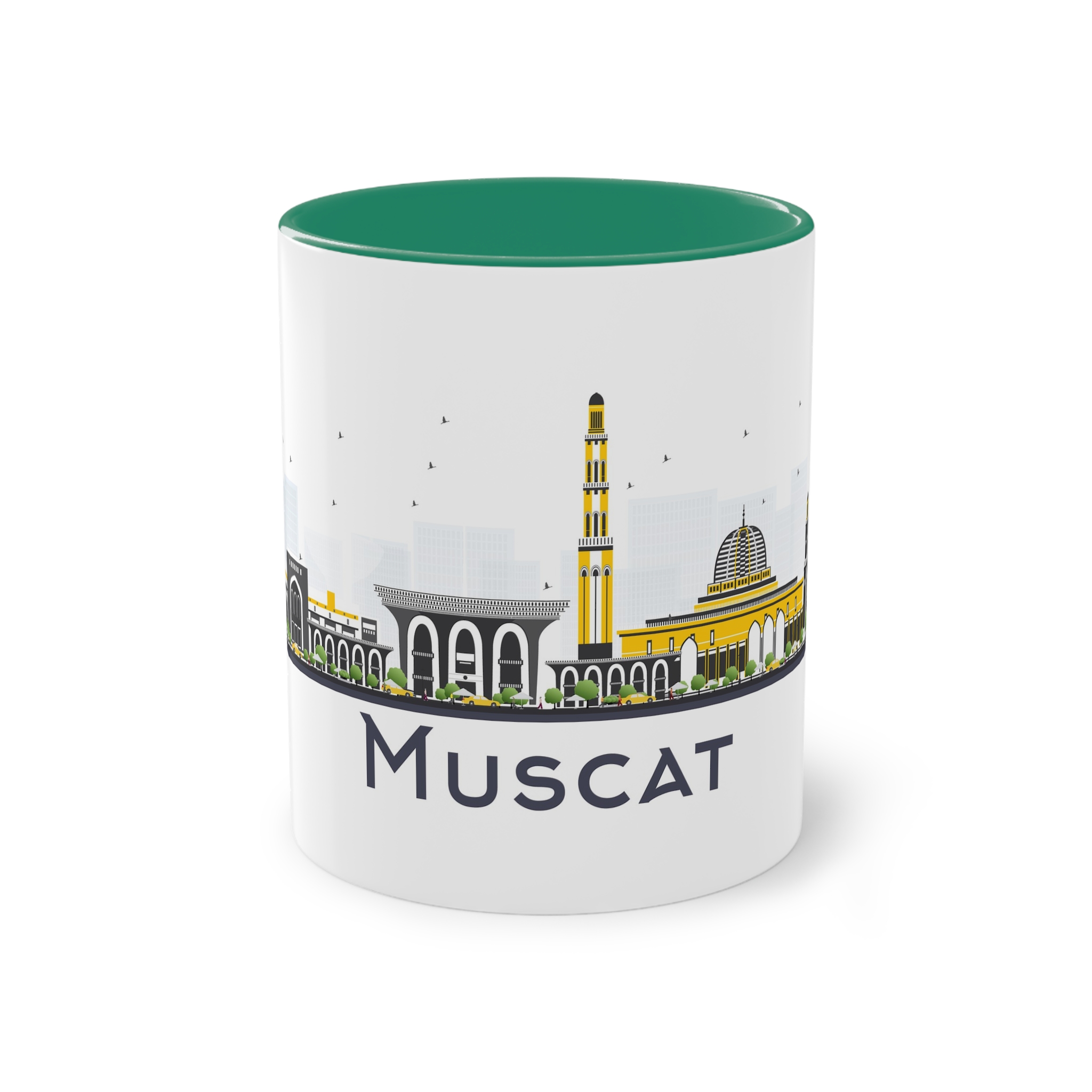 Muscat Isolated Two Tone Coffee Mug 11oz - Image 29