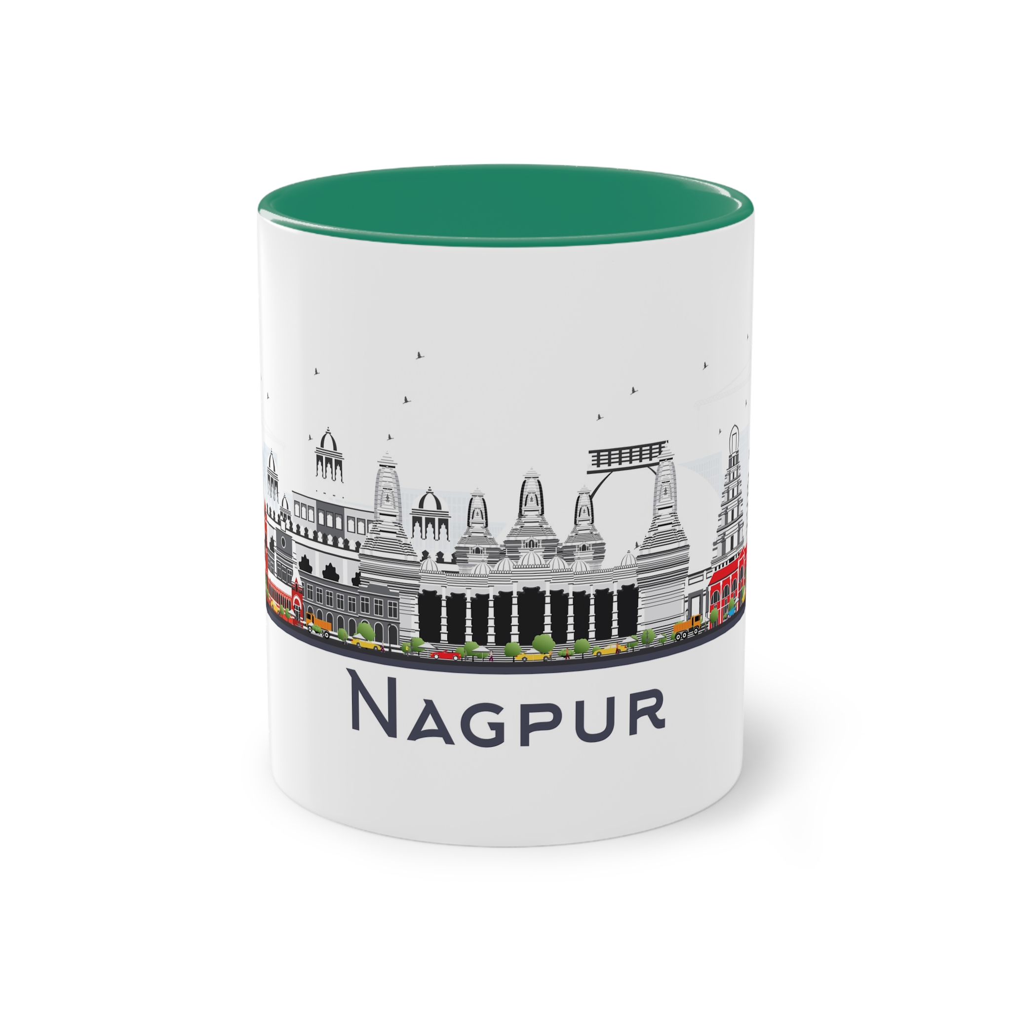 Nagpur Isolated Two Tone Coffee Mug 11oz - Image 29