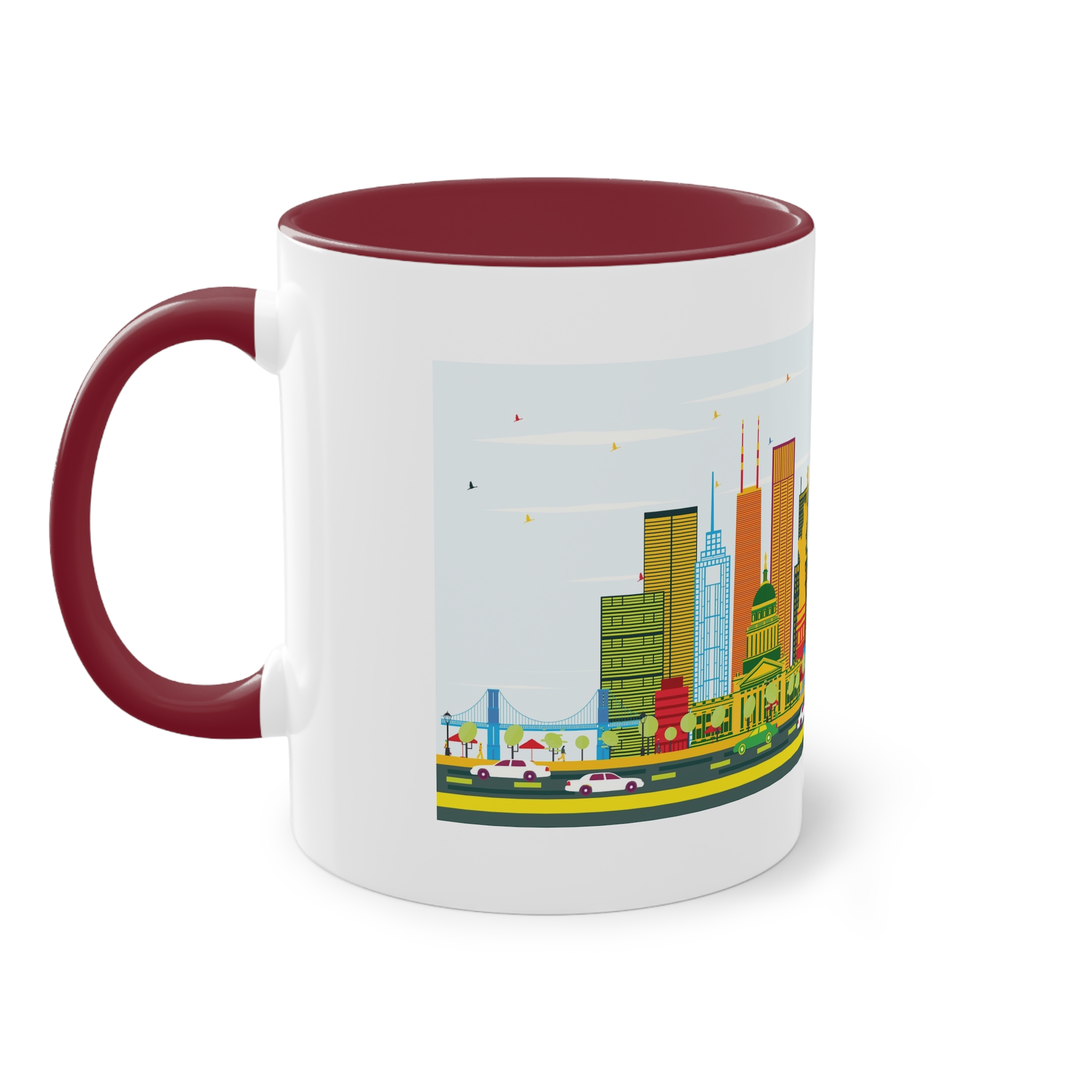 Usa Color Two Tone Coffee Mug 11oz - Image 7