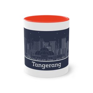 Tangerang Outline Inverse Two Tone Coffee Mug 11oz
