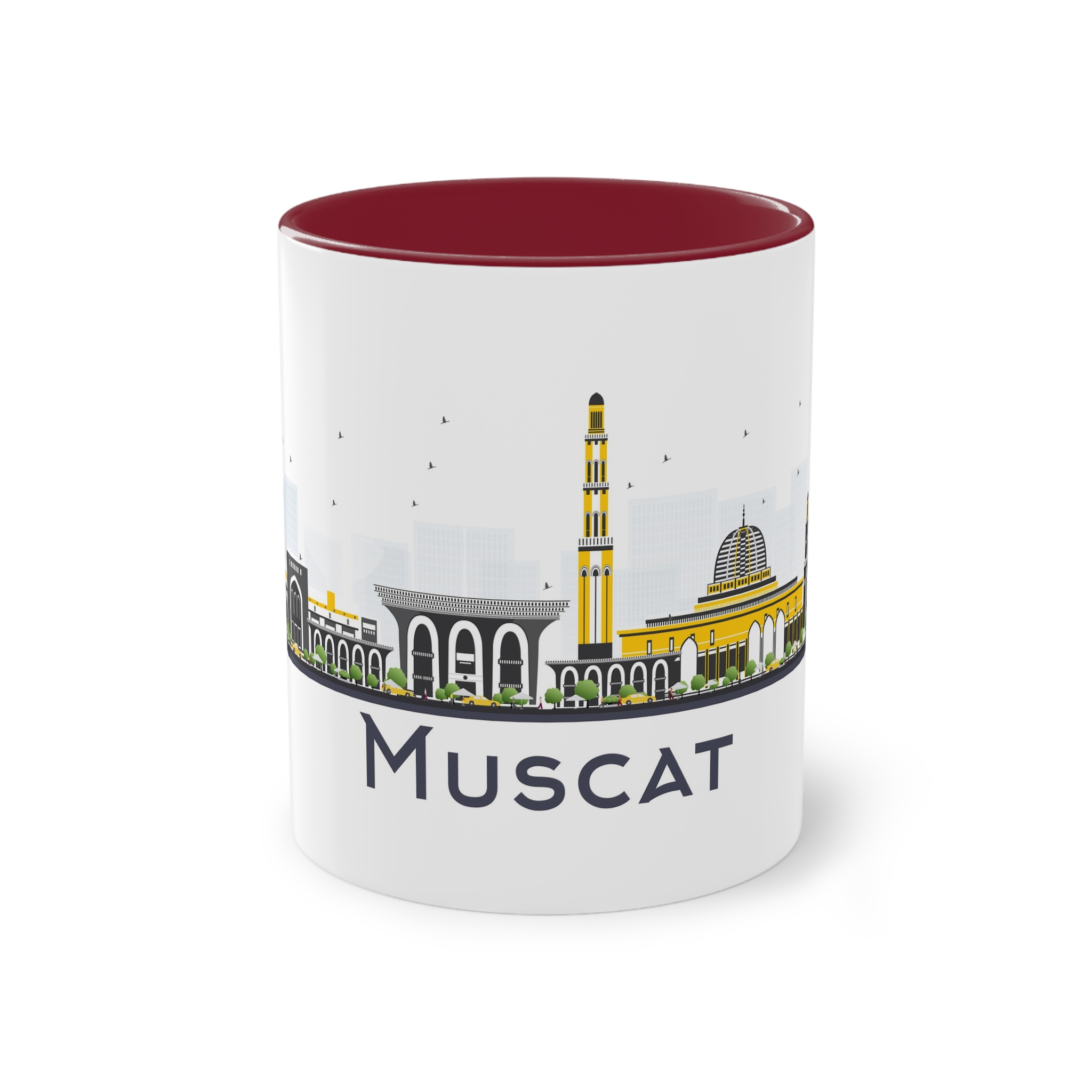 Muscat Isolated Two Tone Coffee Mug 11oz - Image 5
