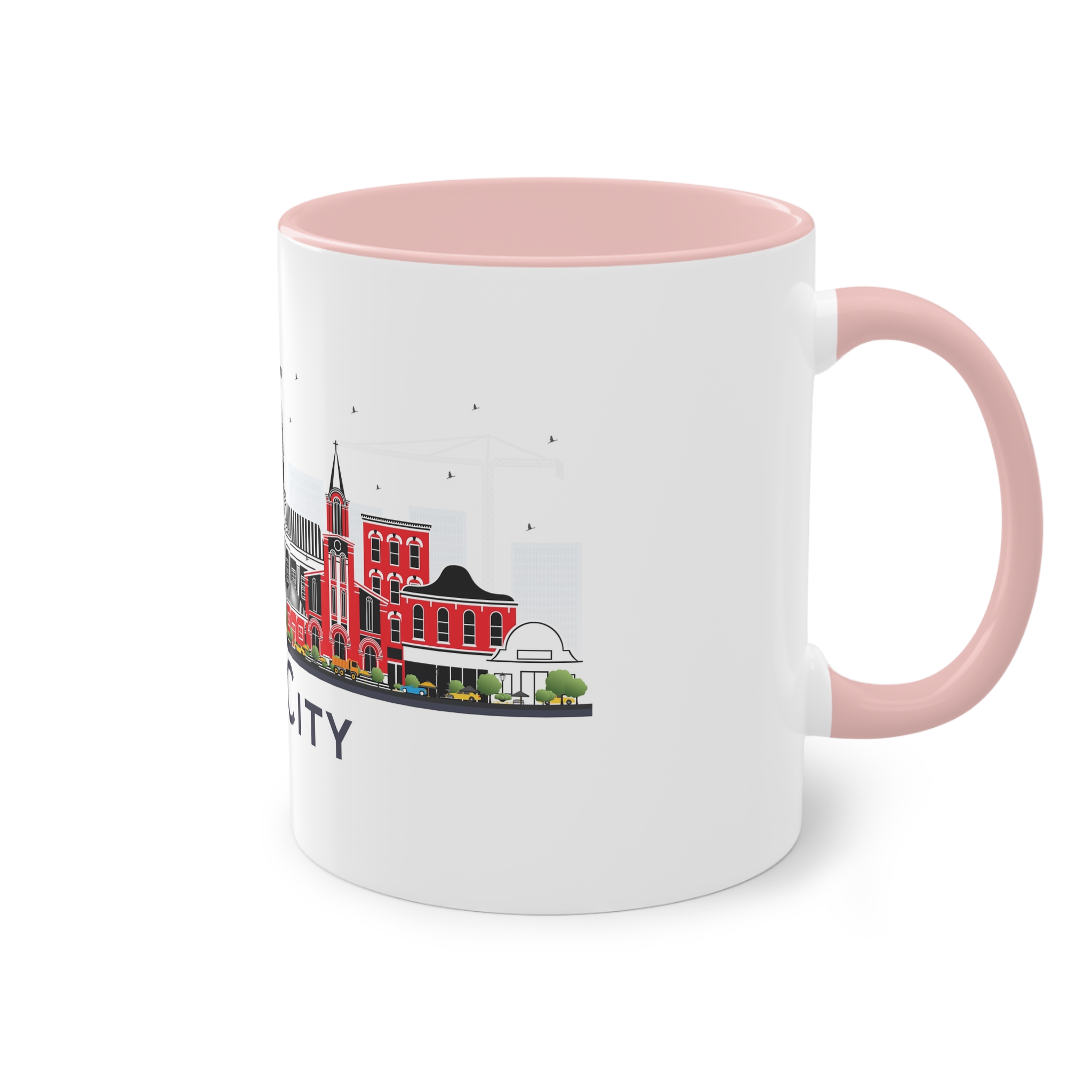 Iowa City Isolated Two Tone Coffee Mug 11oz - Image 48